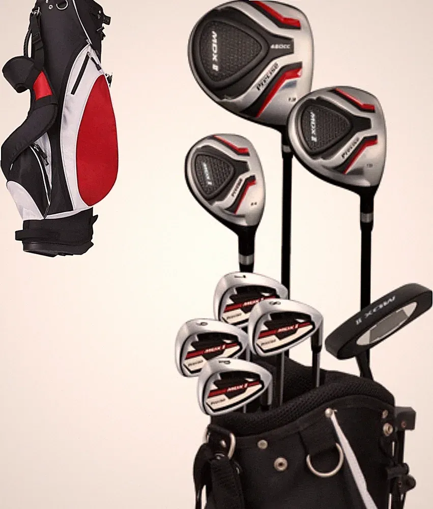 Teen Golf Club Set for Ages 13-16, Titanium Driver, Stand Bag, Right Hand