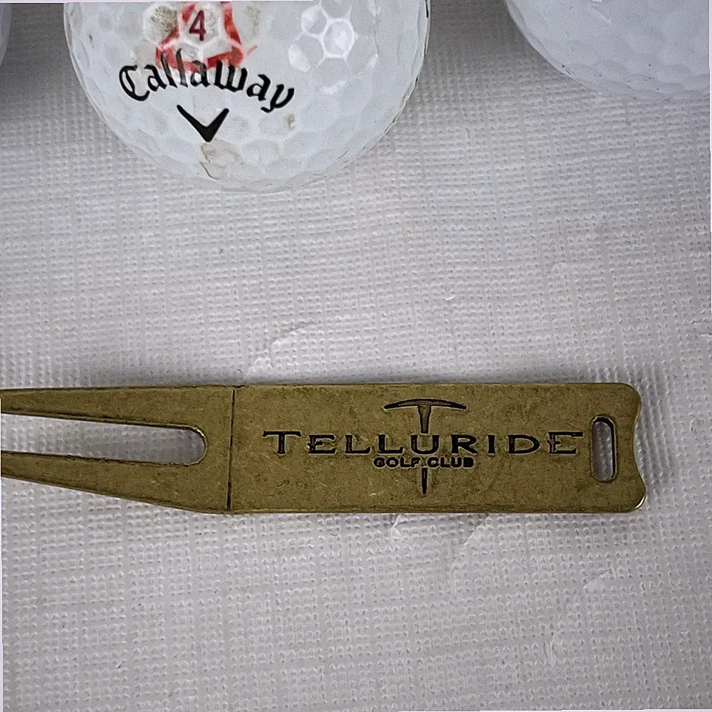 Telluride Golf Club Golf Divot Tool Plus 10 Golf Balls Callaway Titleist Nike