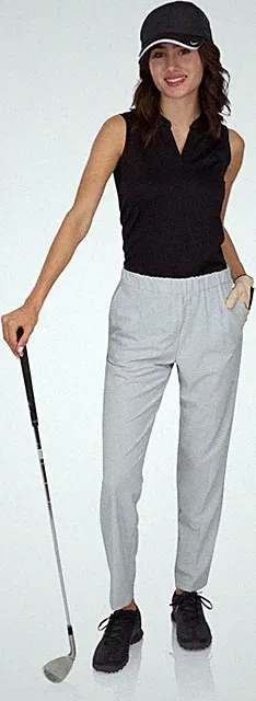 Three Sixty Six Women’s Golf Pants w/Elastic Waistband Breathable Stretchy