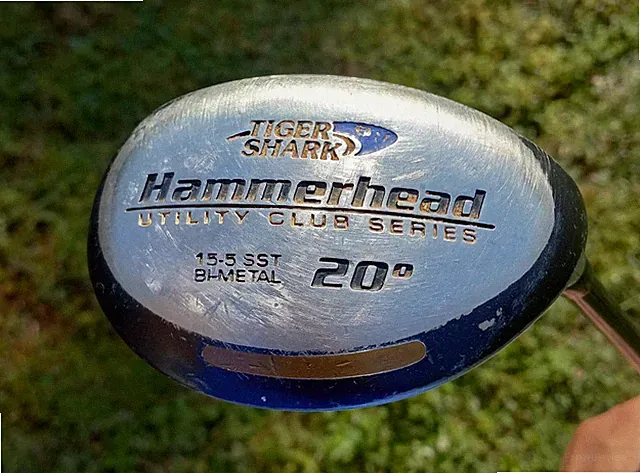 Tigershark Hammerhead Bi-Metal 20 Degree Golf Club Firm Flex Carbon Fiber Shaft