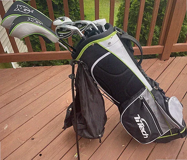 TiTech XG4 Men’s 9-Club (Driver, 3W, Hybrid, 6-PW, Putter) Golf Set w/ Bag RH