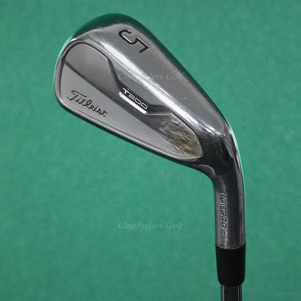 Titleist 2021 T200 Forged Single 5 Iron AMT Tour White R300 Steel Regular *READ*