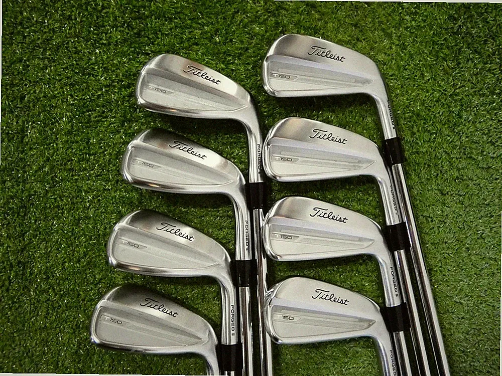 Titleist 2023 T150 Forged Irons 4-P & 48* W Tour 110 Stiff Steel +.5" Excellent