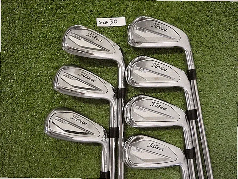 Titleist 2023 T350 Forged Irons 5-P & 48* W AMT Red R300 Regular Steel