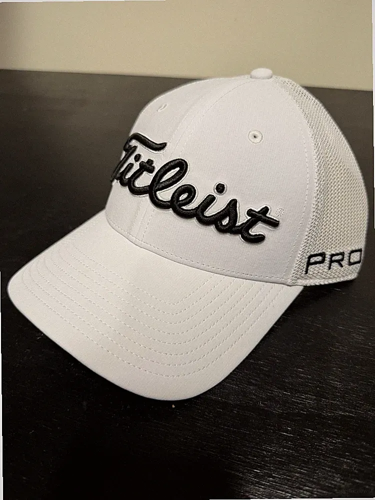 Titleist 2026 Tour Performance Mesh Adjustable Hat- White/Black