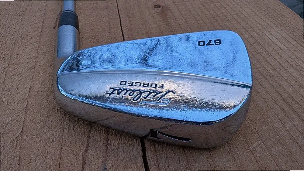 Titleist 670 Forged Blade Single 7 Iron Golf Club Right Hand Steel D Gold Stiff