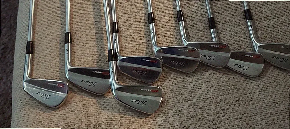 Titleist 712 MB Iron Set 3-PW KBS Tour X-Stiff Steel Mens RH 8-clubs new grips!