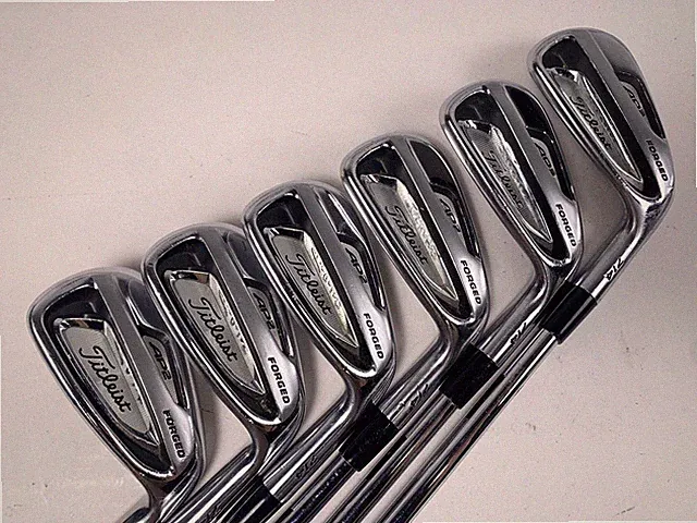 Titleist 714 AP2 Iron Set 5-PW KBS Tour Stiff Steel Mens RH +1/2"