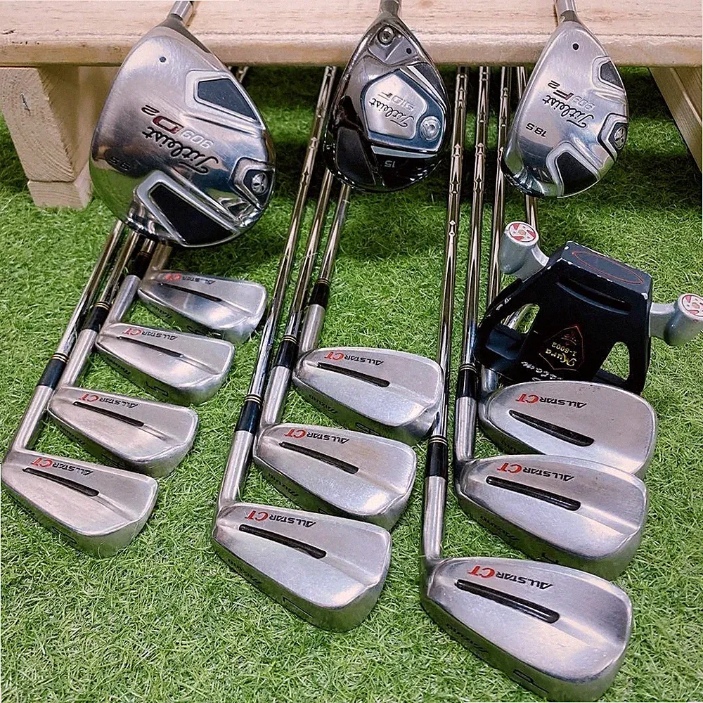 Titleist 909D2 910F 909F2 Mizuno ALLSTARCT Mens Golf Clubs Set 14pc EM23
