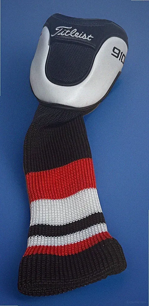Titleist 910F Fairway Golf Club Black Red White Head cover #15 VGC Clean READ