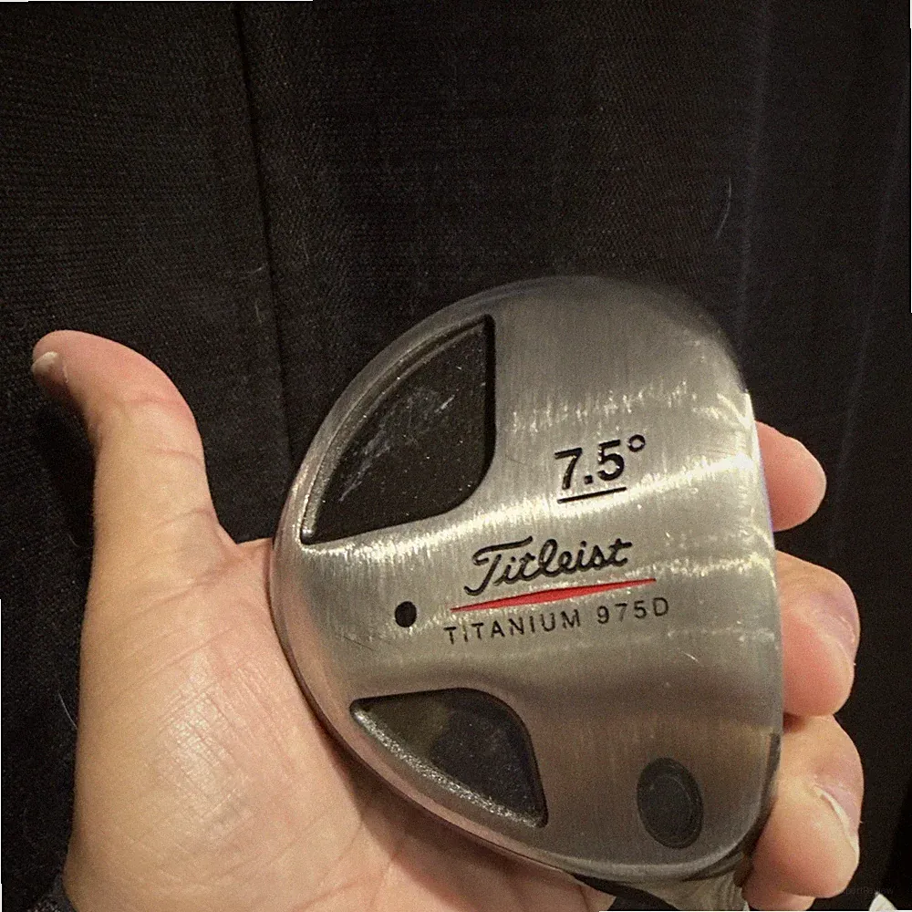 Titleist 975D Titanium Driver 1W 7.5° Stiff Graphite RH Silver