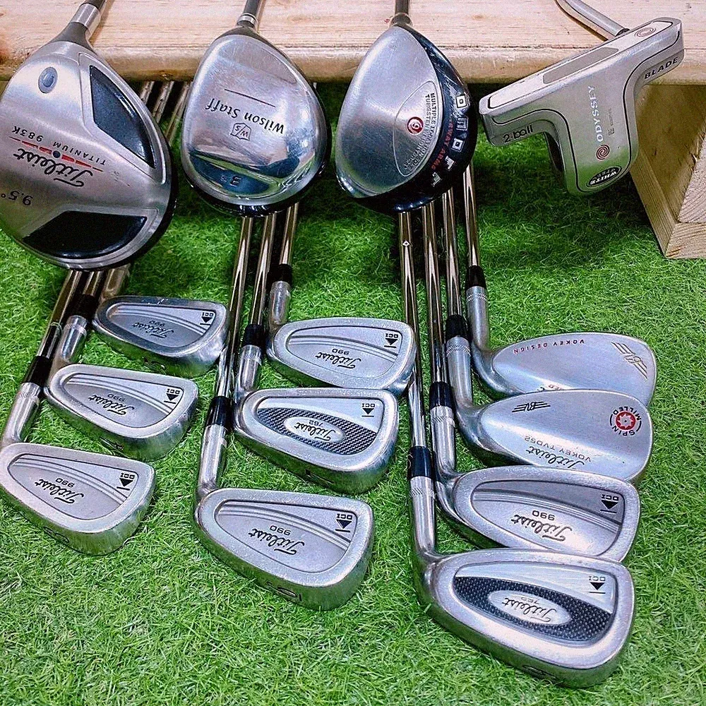 Titleist 983K DCI Irons VOKEY ODYSSEY 2-BALL Mens Golf Clubs Set 14pc EM5