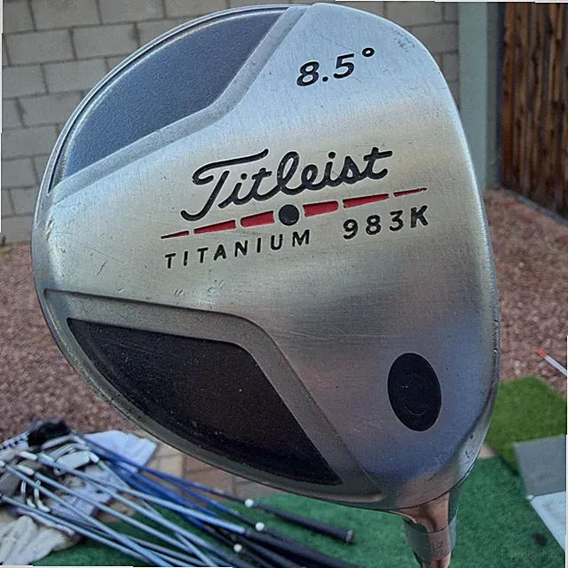 Titleist 983K Titanium Driver 8.5° Stiff Graphite Shaft Aldila 65S Golf Club 45"