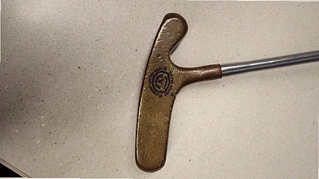 Titleist Auschnet Bullseye Putter Vintage 1990 US Open Medinah Crest 33in Std
