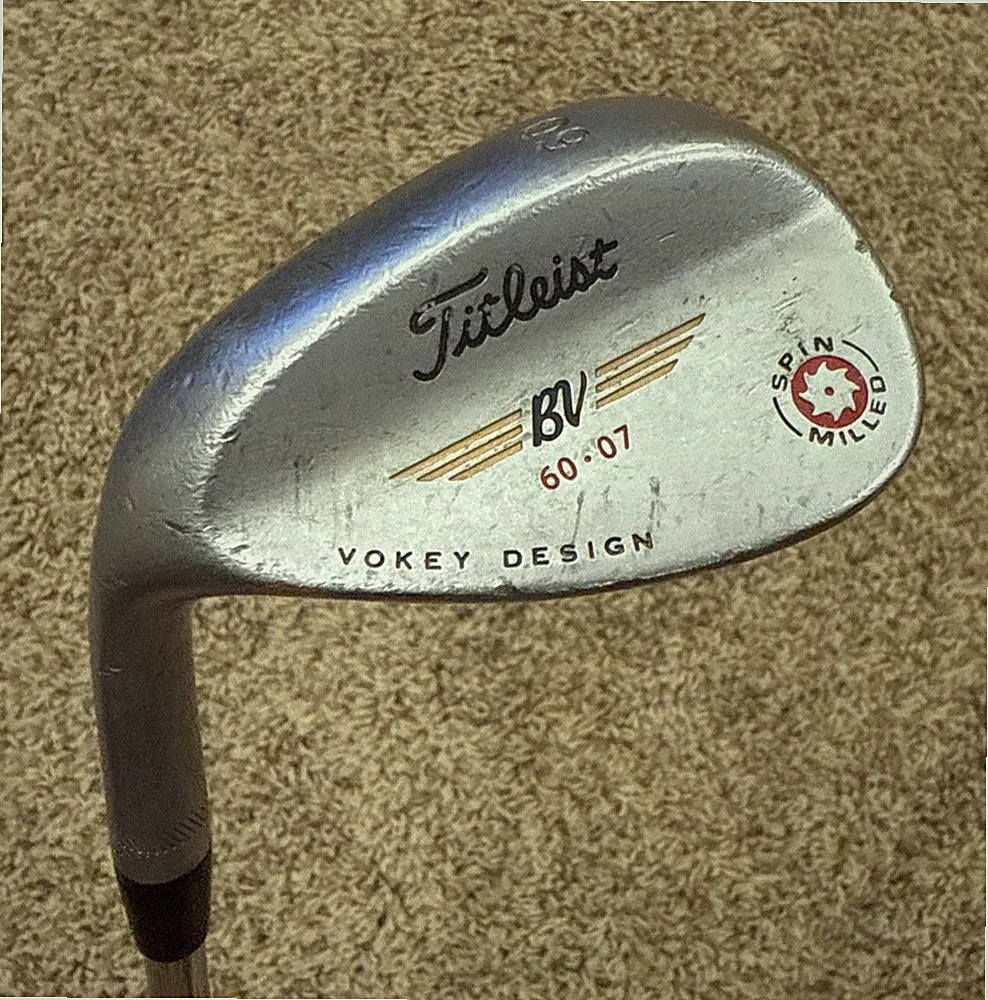 Titleist BV 60-07 Vokey Design Wedge Golf Club Spin Milled Steel Shaft