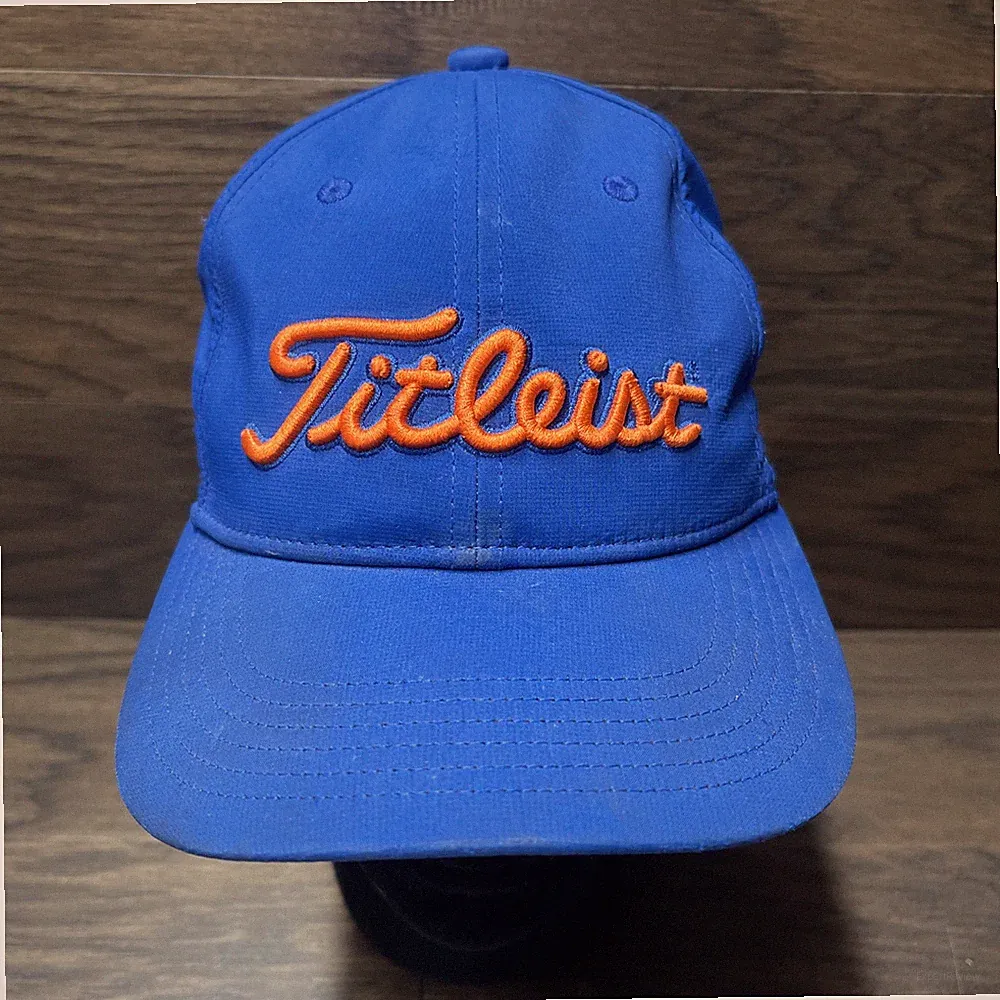 Titleist Golf 2020 JUNIOR Tour Performance Trend Hat/Cap Royal/Orange