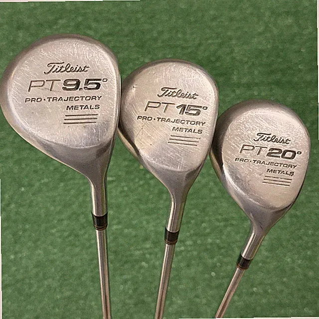 Titleist Golf PT Pro Trajectory Metals 9.5* 15* 20* Fairway Wood Set, RH