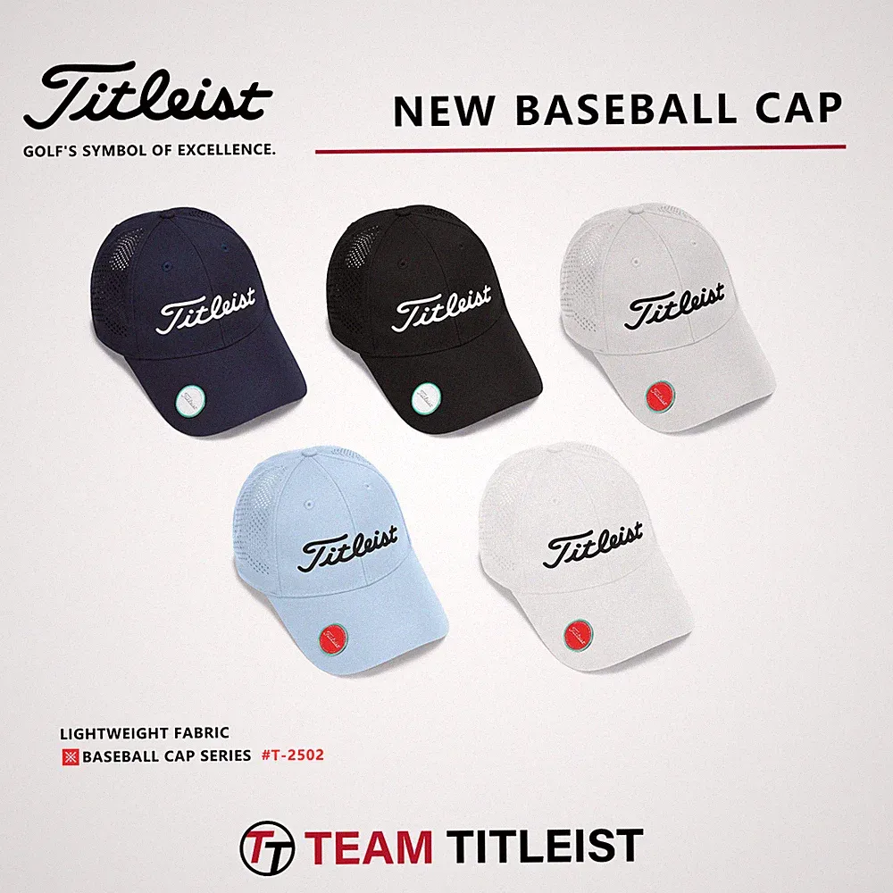 TITLEIST Golf Sports Cap Breathable Casual Hat - Unisex