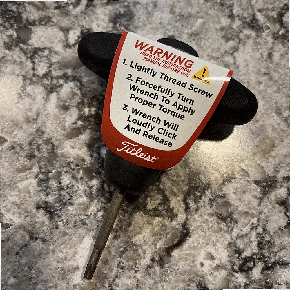 Titleist Golf Torque Wrench Golf Club Driver Wood Adjustment Tool -Brand New