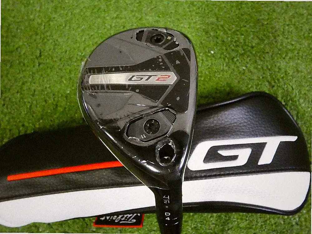 Titleist GT2 21* 4 Hybrid HZRDUS Black 4G 80g 6.0 Stiff Graphite w Headcover New