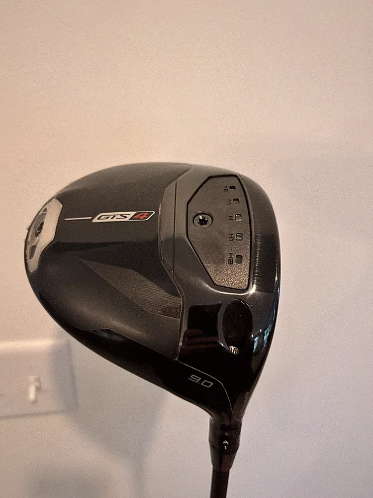 Titleist GTS4 RH Driver 9 Degree Stiff 6.0 60g Project X Titan Black Shaft MINT
