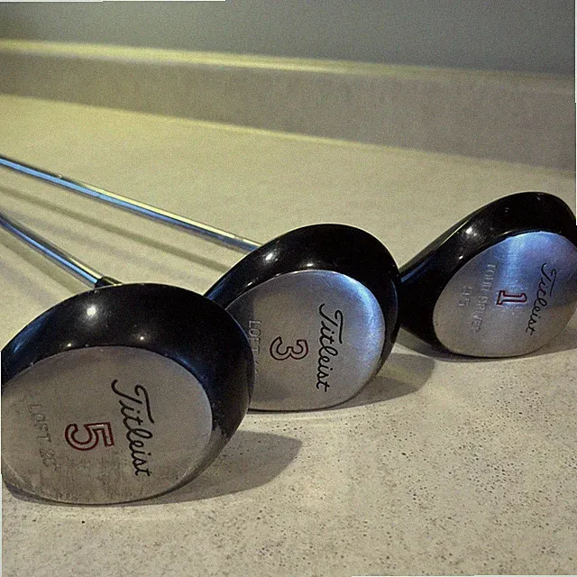 Titleist Men's Right-Handed Vintage Metal Woods - #’s 1, 3 and 5.
