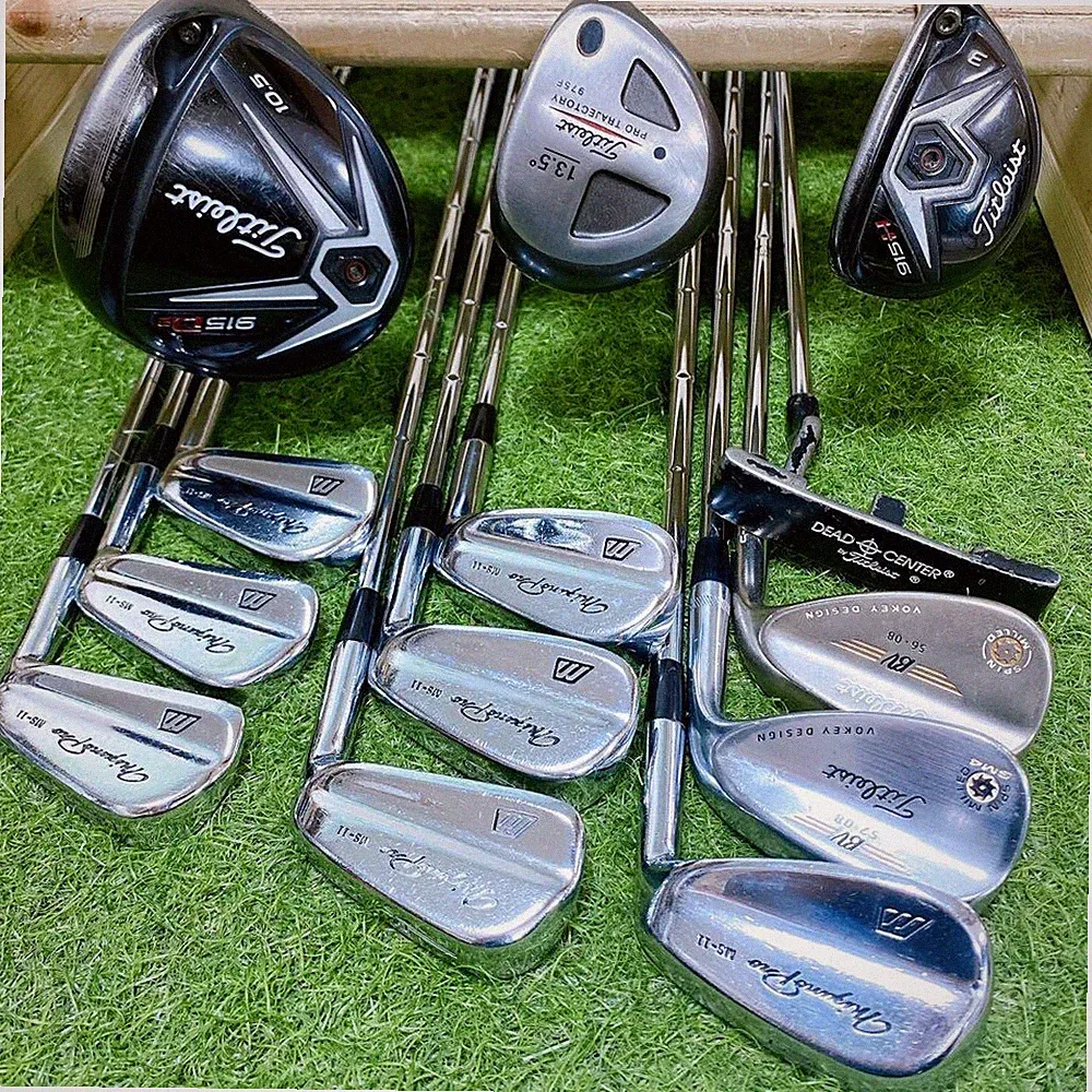 Titleist Mizuno Mens Golf Clubs Set Right Hand Ready 13pc Combo ES2