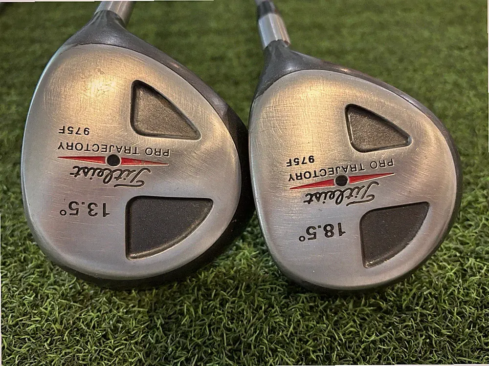 Titleist Pro Trajectory 975F 13.5*,18.5* Fairway Woods/Grafalloy ProLite Stiff
