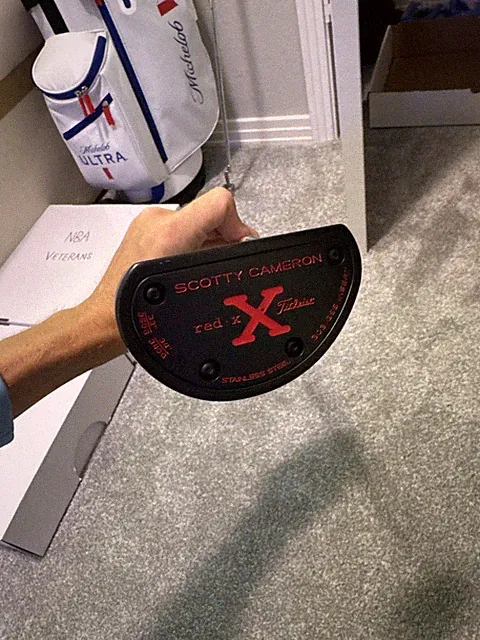 Titleist Scotty Cameron Red X Putter Steel Right Handed 35” (Custom Paint Job)