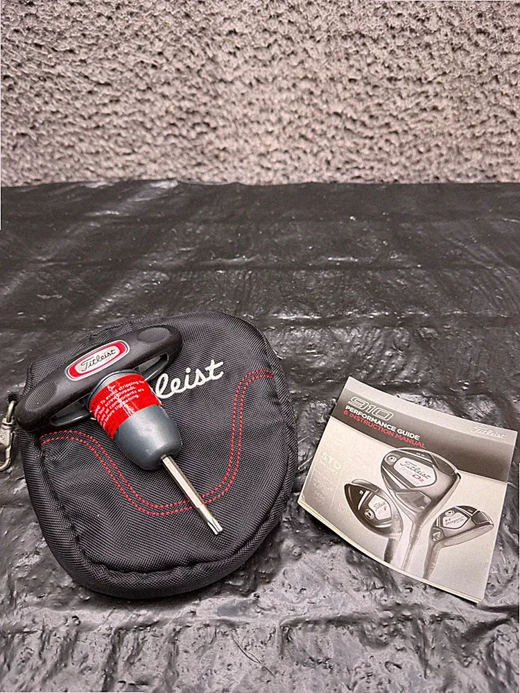 Titleist SureFit Torque Wrench For Golf Clubs w/ Storage Pouch & Manual