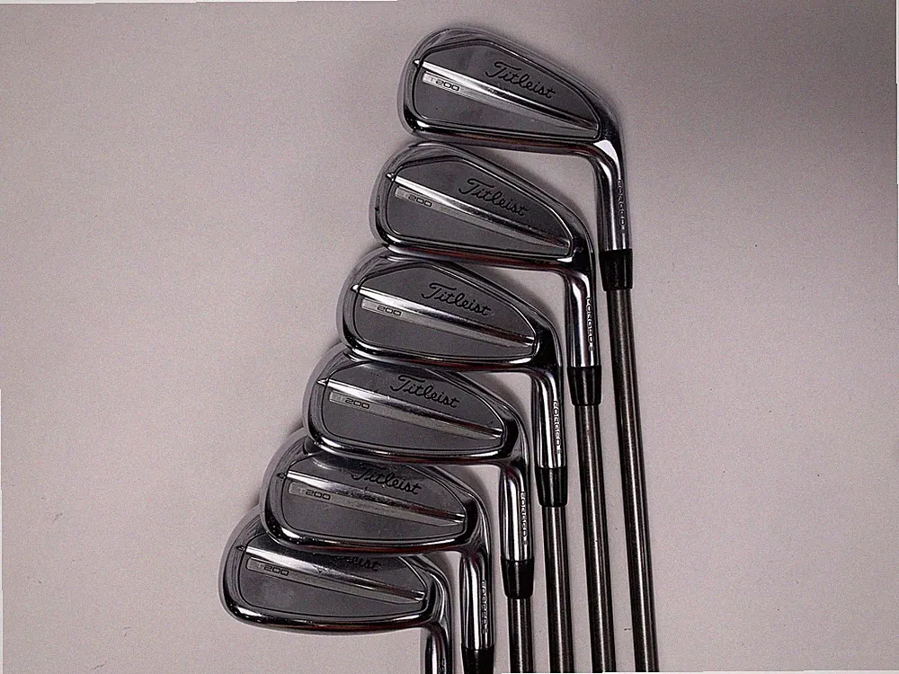 Titleist T200 2023 Iron Set 6-PW+GW AeroTech SteelFiber i80 CW Regular RH