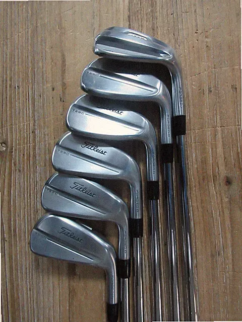 TITLEIST T250/T100s FORGED COMBO IRON SET 5-W, W/MODUS TOUR 115g STIFF RH +1/2"