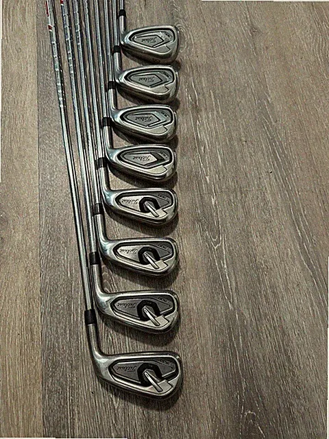 Titleist T300 Iron Set 4-9, P, 48 Regular Flex Steel AMT Red Shaft