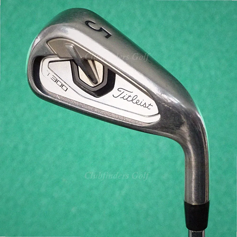 Titleist T300 Single 5 Iron True Temper AMT S300 Black Steel Stiff