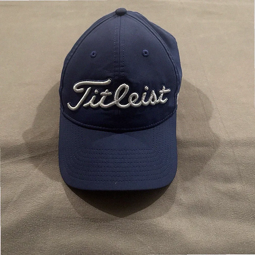 Titleist Tour Performance Cap Pro V1 FJ Hat Logo Adjustable Casual Blue Dad Golf