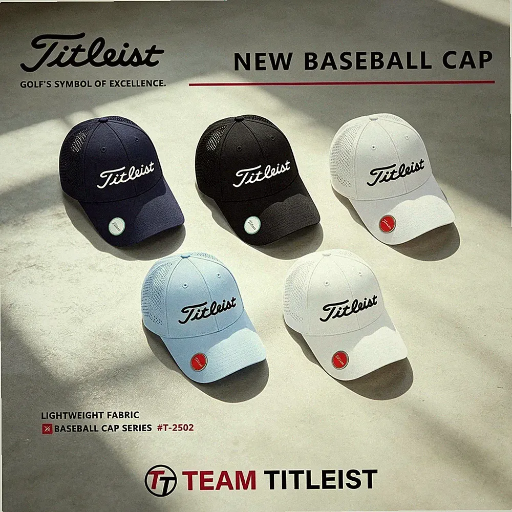 Titleist Tour Performance Golf Hat UPF 50+ Breathable Adjustable Cap Unisex