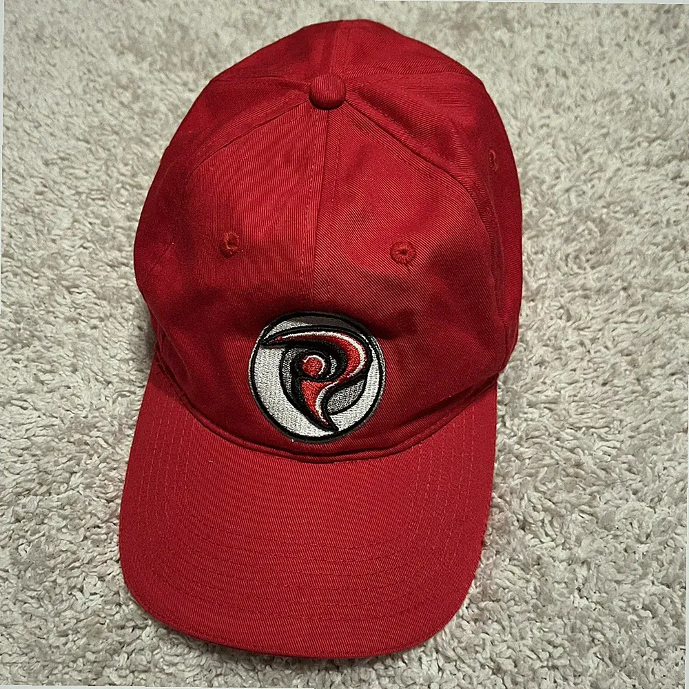 Titleist Tour Performance Sports Junior Golf Hat Red Cap Adjustable Strap Back