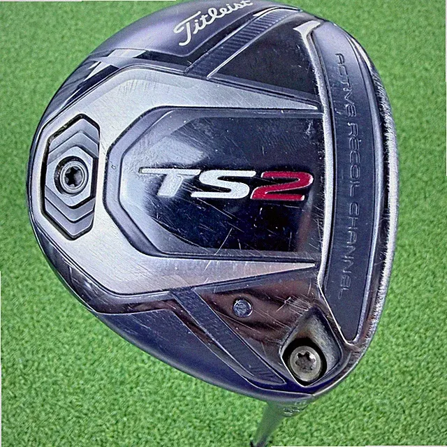 Titleist TS2 3-Wood RH 15° Loft HZRDUS Smoke 70 Extra Stiff Shaft Lamkin Grip