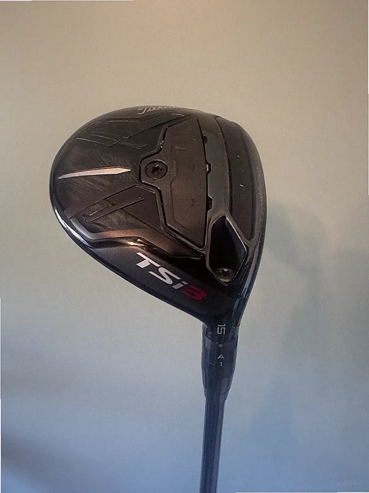 Titleist TSi3 Men's Fairway Wood 15* Stiff Golf Club - Black