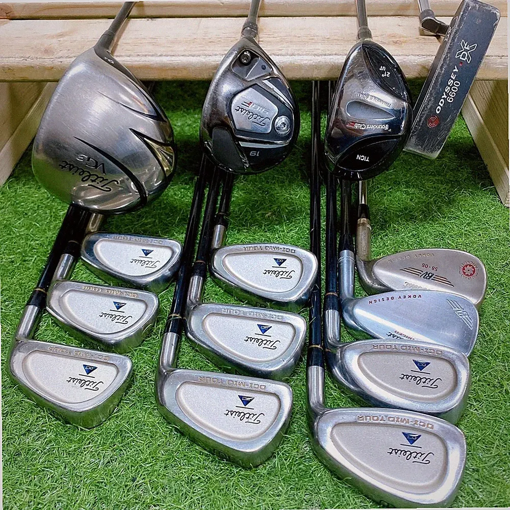 Titleist VG3 910F DCI Irons VOKEY Wedges ODYSSEY Mens Golf Clubs Set 14pc EN1