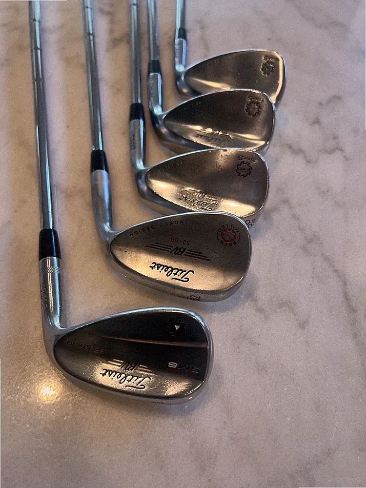Titleist Vokey RH 50,52,54,56,58 Milled Wedges. Grips Are Still Good