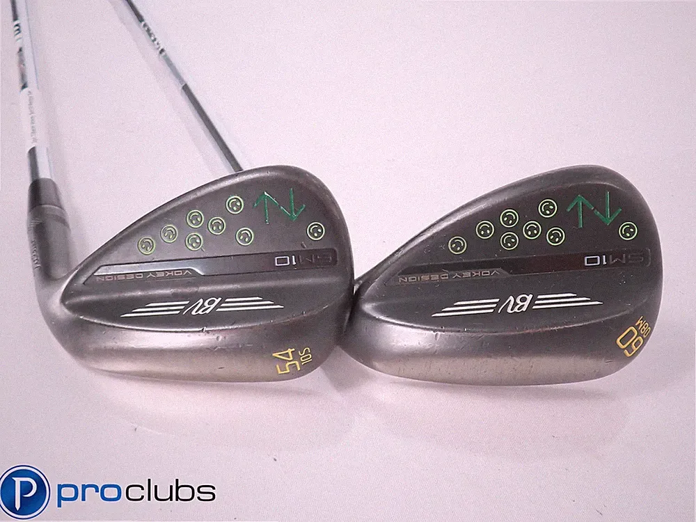 Titleist Vokey SM10 Black 54,60 Wedge Set - NSPro 880 Regular Flex Steel 518440