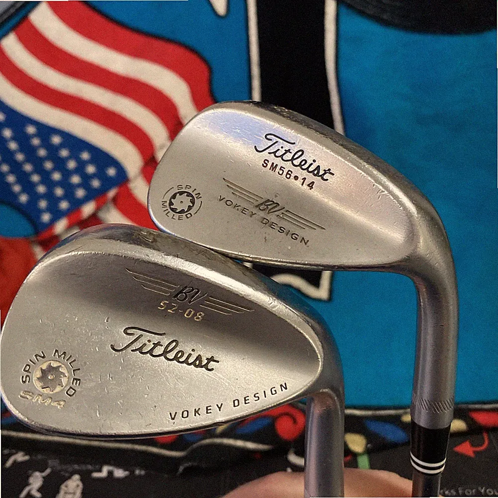 Titleist Vokey SM4 Gap Wedge 52/ 8* & 56/ 14* Golf Club Chrome Finish See Pics