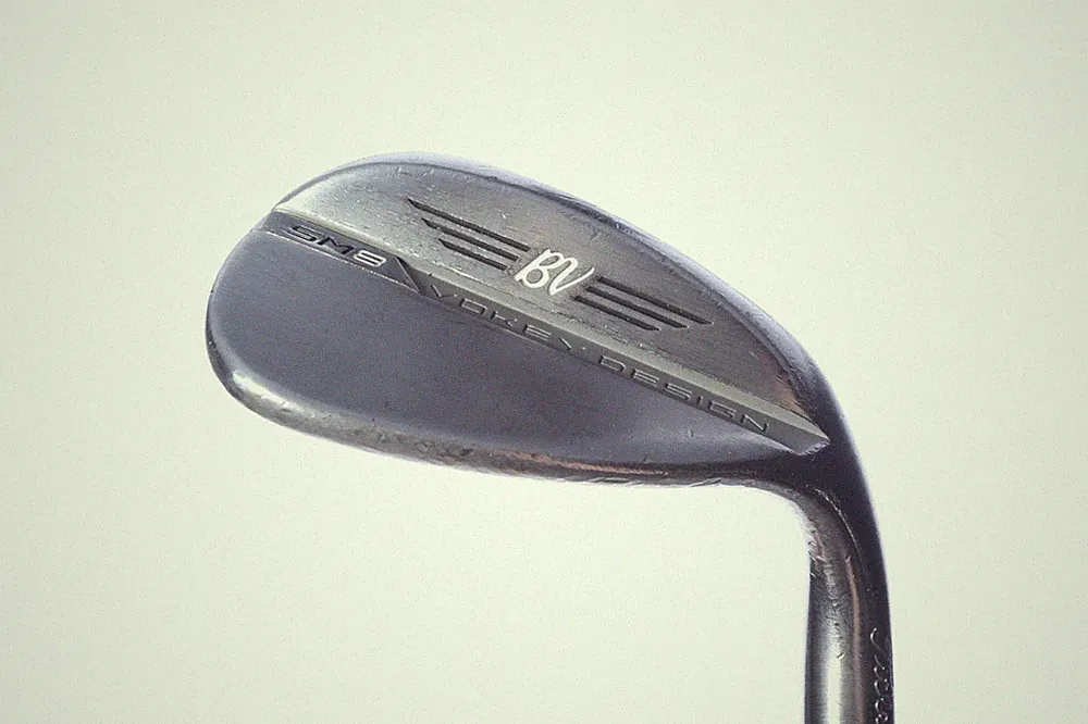 Titleist Vokey SM8 Tour Chrome 54* Sand Wedge RH Stock Steel Wedge Flex 130g
