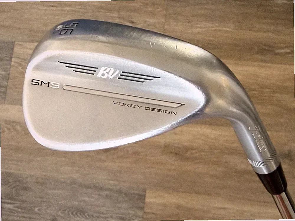 Titleist Vokey SM9 Tour Chrome Sand Wedge 56* Loft, 10 S-Grind, Steel