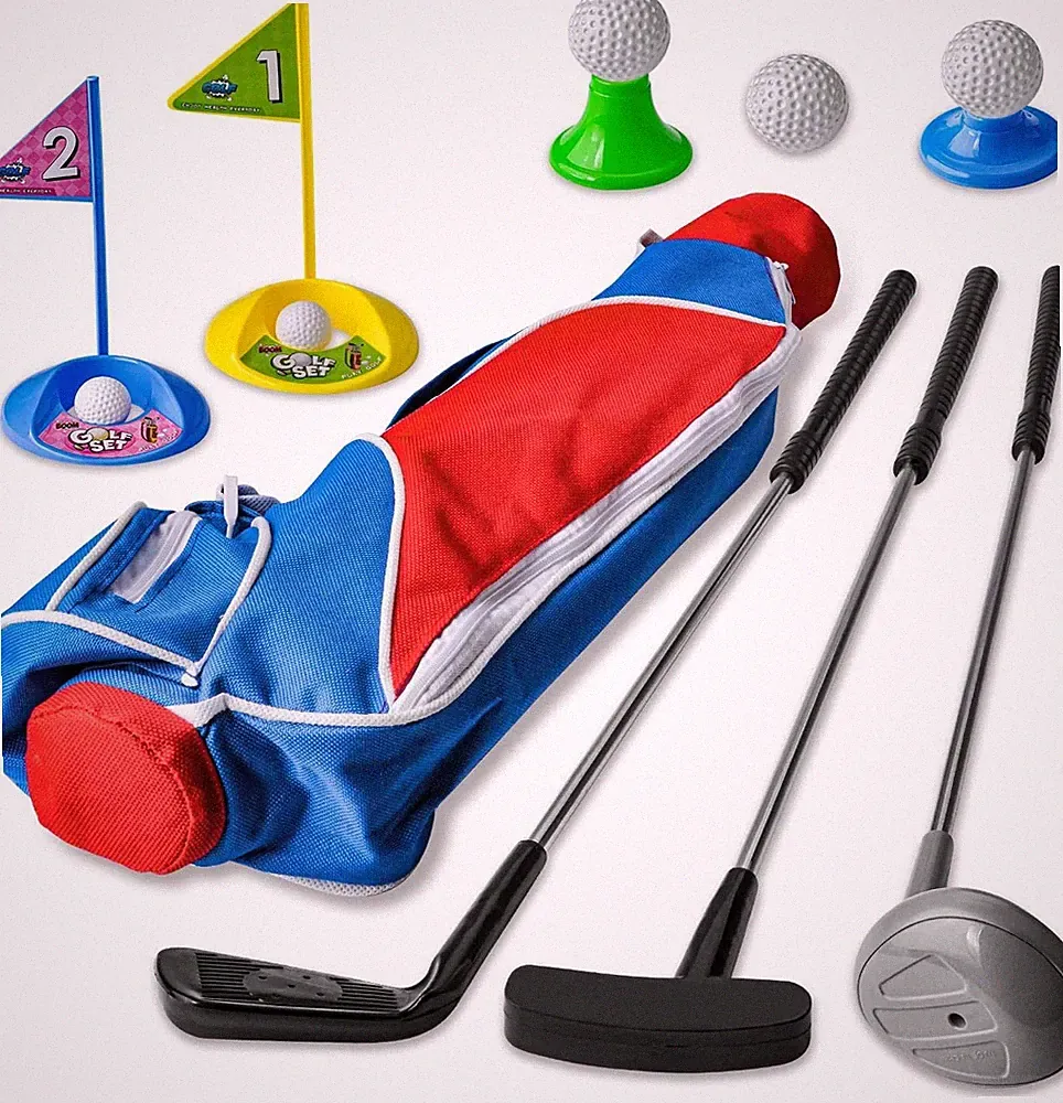 Toddler Golf Clubs Set/Deluxe Happy Kids Golf Ball Gameplay Sports Toys for Kids