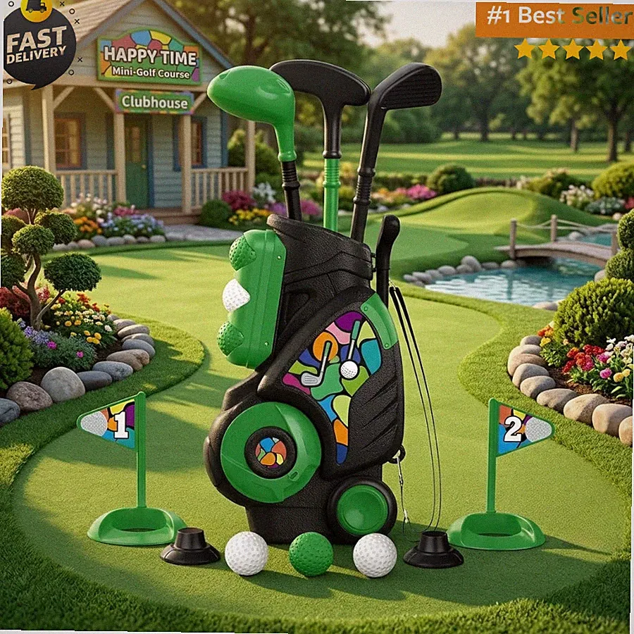 Toddler Golf Clubs Set Toy for Kids