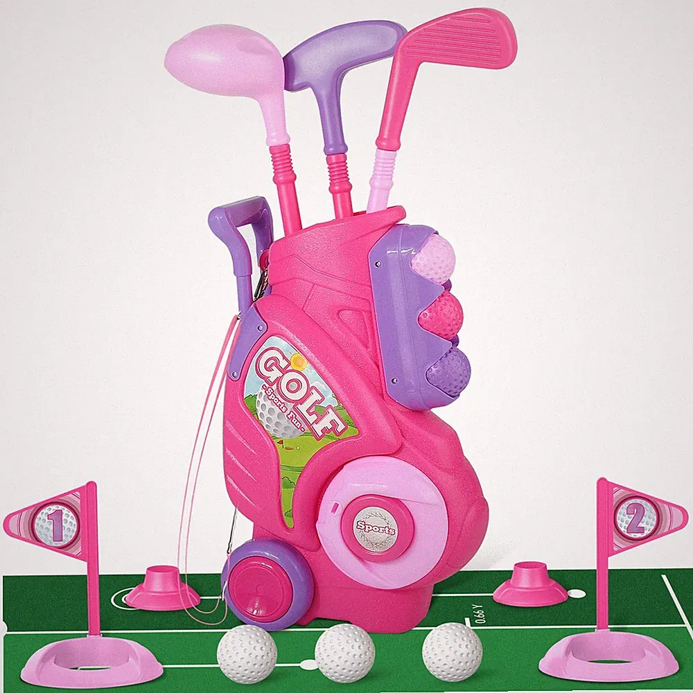 Toddler Golf Set for 2 3 4 Years Old Girls Boys, Upgraded Kids Golf Clubs Set...