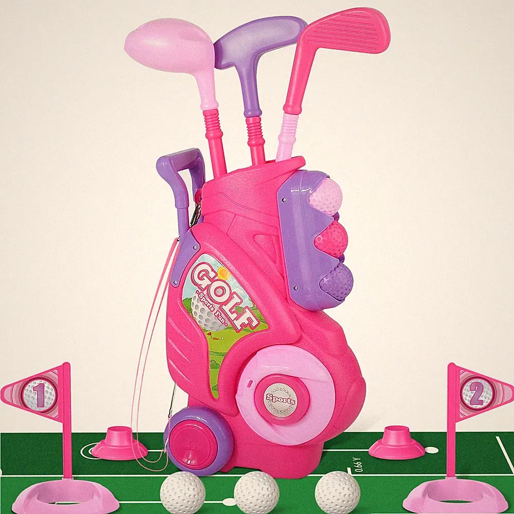 Toddler Golf Set for 2 3 4 Years Old Girls Boys, Upgraded Kids Golf Clubs Set...