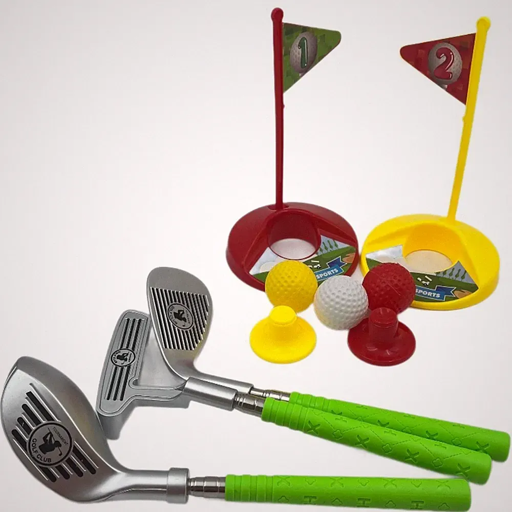 Toddlers Golf Set Mini Golf Set 2 Tees for Children Age 3 4 5 Years Old